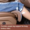 Prodlužovací díl nohy autosedačky Nastavitelný Protiskluzový Pohodlný Příslušenství pro vozidla Prodlužovací díl nohy auta Podložka pro oporu zad pro přední zadní