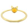 Marie-Helene De Taillac 22KYG Fire Opal Little Cat Ring 0.15ct Ring Ring 7 goldUsed