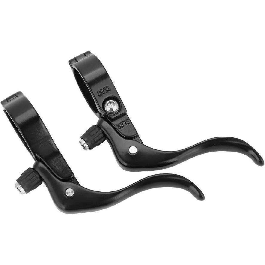 Keenso 1 Pair 31.8mm Brake Levers, Universal Lightweight Aluminum Alloy Road Brake Lever Set
