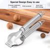 Stainless Steel Chestnut Cutter Portable Cross Shaped Nut Cracker Ergonomic Efficient Walnut Opener Home Restaurant