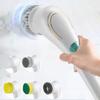 KIRIKIT Cordless Cleaning Brush with Rechargeable Battery and 5 Interchangeable Heads for Bathtub Kitchen and Car