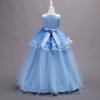 Little Girl Princess Wedding Gown Flower Girl Embroidered Long Dress