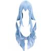 Rei Ayanami Cosplay Wig, Blue Heat Resistant Synthetic Hair for EVA Role Play