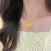 Elegant Gold Beaded Necklace for Women - 2024 Clavicle Chain, Luxury Neck Accessory