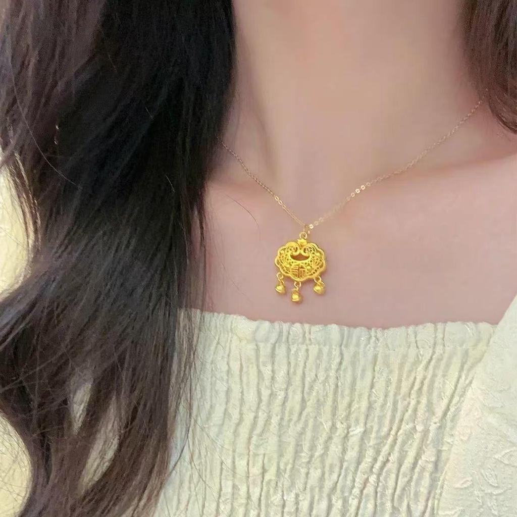 Elegant Gold Beaded Necklace for Women - 2024 Clavicle Chain, Luxury Neck Accessory