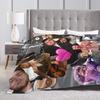 Warm Soft Blanket Decorative Alex Warren America Singer Throw Blanket  Flannel Bedspread For Bedroom Novelty Sofa Bed Cover