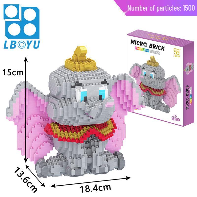 Le Bao Yu Educational Street Vendor Building Blocks for Kids and Adults – Micro Diamond Small Particles, One Piece