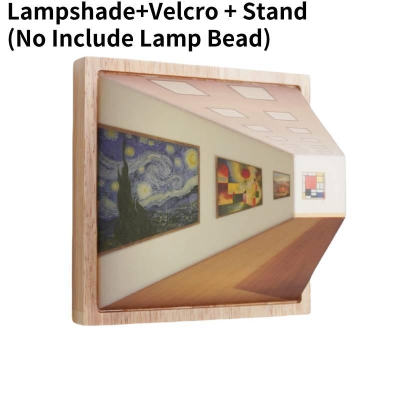 

3D зрение невооруженным глазом Деревянный абажур для светильника Гостиная Спальня Подарки Украшения Gallery