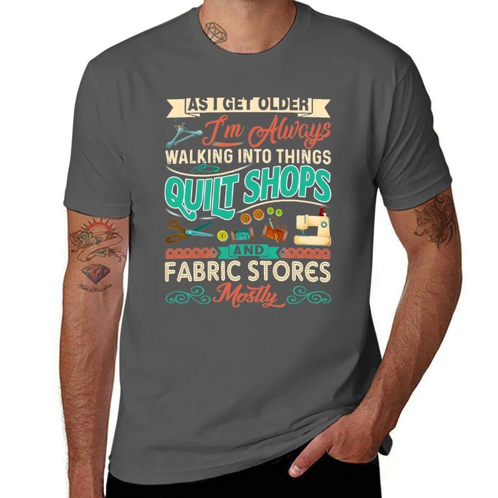Im Always Walking Into Things Quilt Shops And Fabric Stores Teepublic Tshirt Soft Cotton Print Tshirt