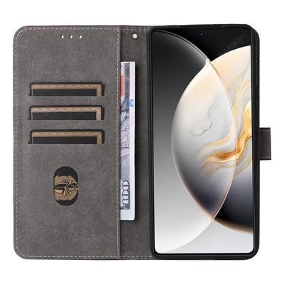 Etui dla TECNO Camon 30 Pro 5G CL8 PU Skórzane Etui na Telefon Portfel Folio Blokowanie RFID