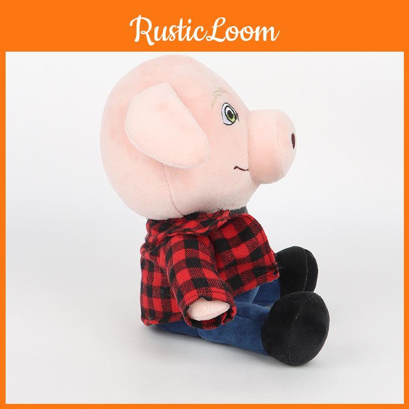 Plush John Pork Toy Animal Stuffed Doll For Kids Bedroom Decoration Playtime