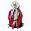 Women's Satin Artificial Silk Square Scarf Shawl Classic Chain Printing Silk Scarf 90cm Headscarf