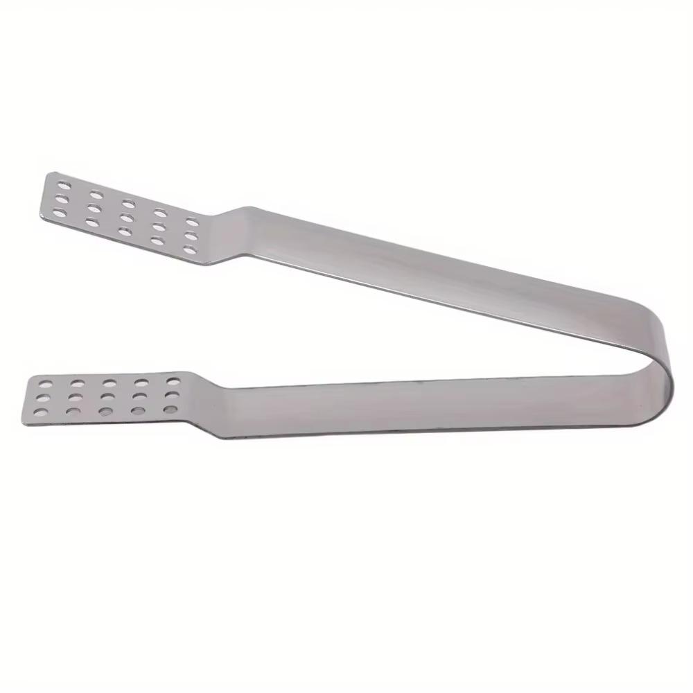 

1PC Tea Bag Clip Thickened Lemon Tweezer Ice Sugar Barbecue Clip Home Kitchen Gadget Teaware Tong Squeezer Food Clip серебряный