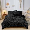3pcs Dark Leopard Print Fashion Duvet Cover Set High-Definition Printed LuxuryBedding Set