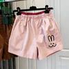 Girls' Color Block Quick-Dry Shorts: Summer 2026 Trendy Style for Middle & Older Girls