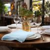 Cloth Napkins, Light Blue, 10 Pieces, 50X50Cm