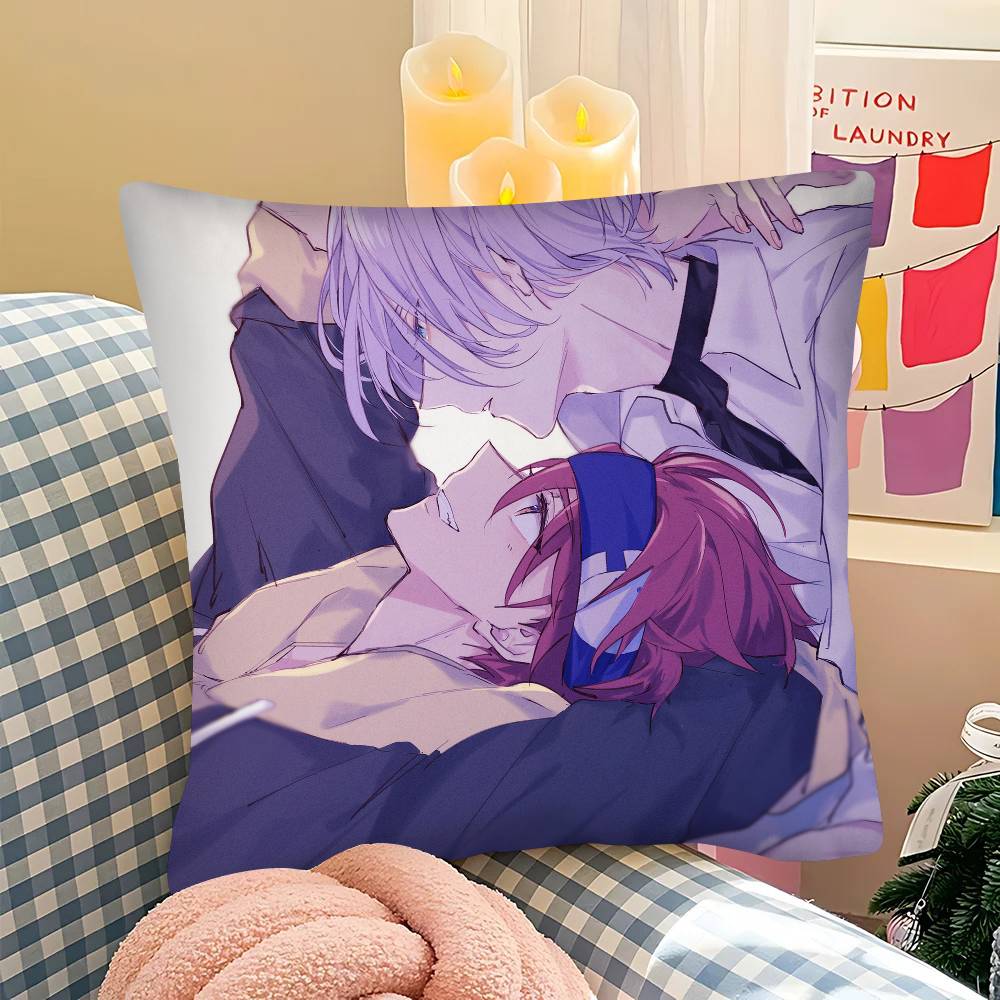 SK The Infinity Anime Pillow Case Fashion Square Pillowcase Bedroom Sofa Room Ins Decoration Leisure Cushion Cover