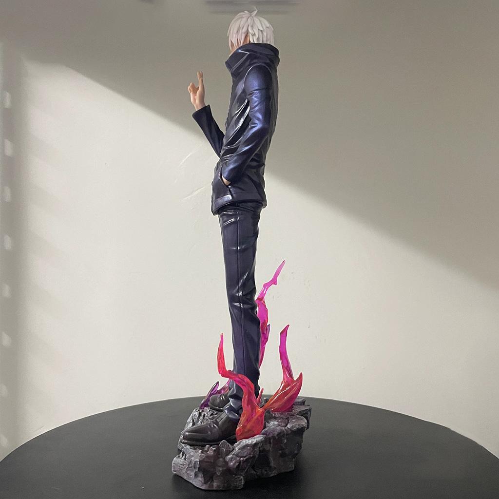Anime JJK Figur Gojo Satoru Actionfigur Satoru Gojo Figurine Abnehmbare Statue Stehende Pose Modell Sammlerstücke Weihnachtsgeschenke
