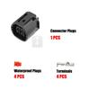 X AUTOHAUX Alternator Connector Adapter Plug Clip Kit Replacement 4 Pin for Toyota Number 9098011964 1 Set