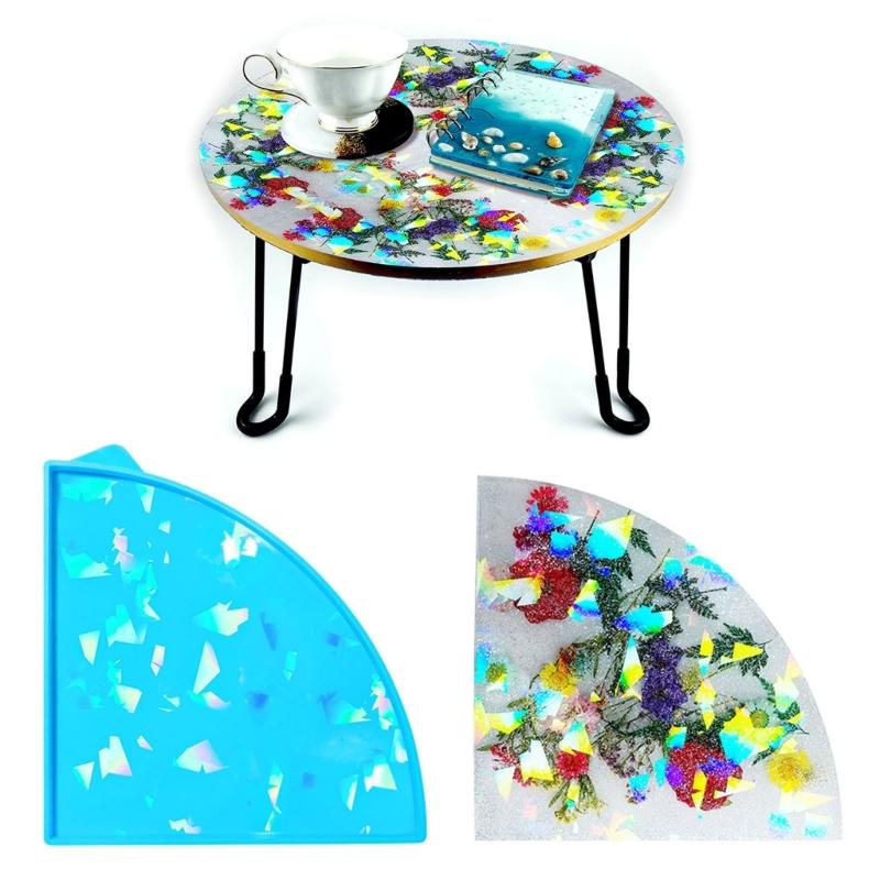 1 Set Vielseitige Silikon-Gussform für Vitrine, modulare Tisch-Bastelformen, Formen, Möbelbau-Werkzeug