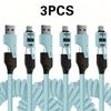3pcs 4-in-1High-Speed Charging Cable USB Cable Travel Car Charging The Best Choice Spring Telescopic Charging Cable for SamSung Xiaomi for Huawei OPPO