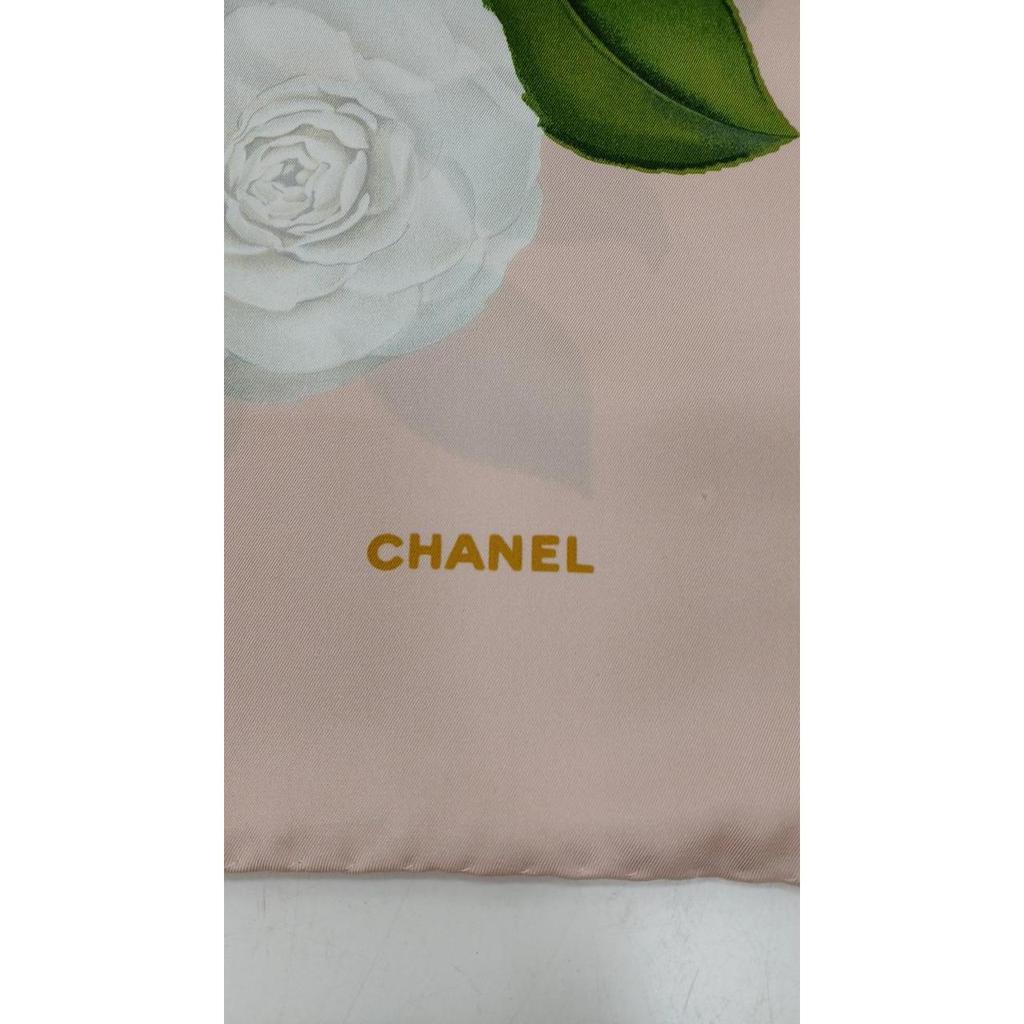 Used CHANEL Camellia Scarf