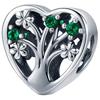 Charms Do Pandora Pendant Charm Tree of Life Heart Silver 925 Charms Strawberry