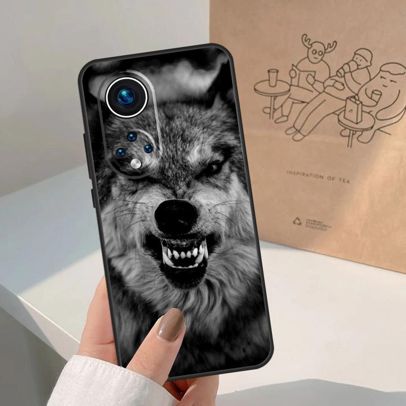 Animal Wolf Howling For Honor Magic 8 Pro 7 6 5 Lite Case For Honor Win RT 200 400 50 70 90 X8b X9a X9b X9c X9d