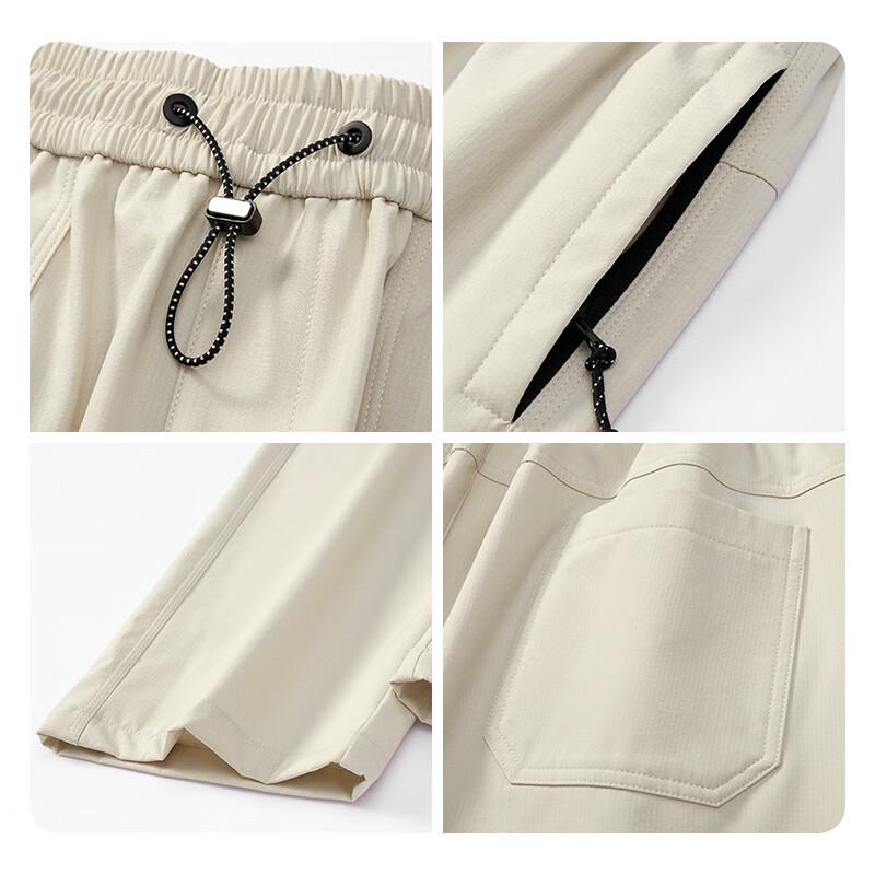 Huili Men's Water-Repellent Straight-Leg Cargo Pants