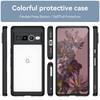 Do etui Google Pixel 7 Pro Do etui Pixel 7 Pro Kolorowa miękka krawędź Silikon Przezroczysty Odporny na wstrząsy zderzak Do Google Pixel 7