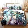 Game Genshin Impact Xiao Genshin Impact Bedding Set Duvet Cover Sheet Printed Pillowcase Full Queen King Size Comforter Bedroom