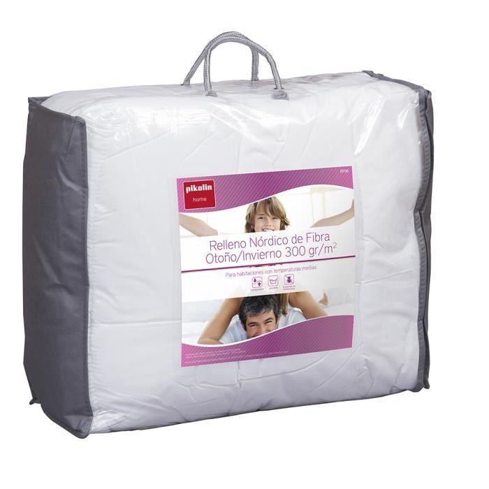 Couette en fibre anti-acariens 300g/m² respirante - Pikolin Home - 280x240cm