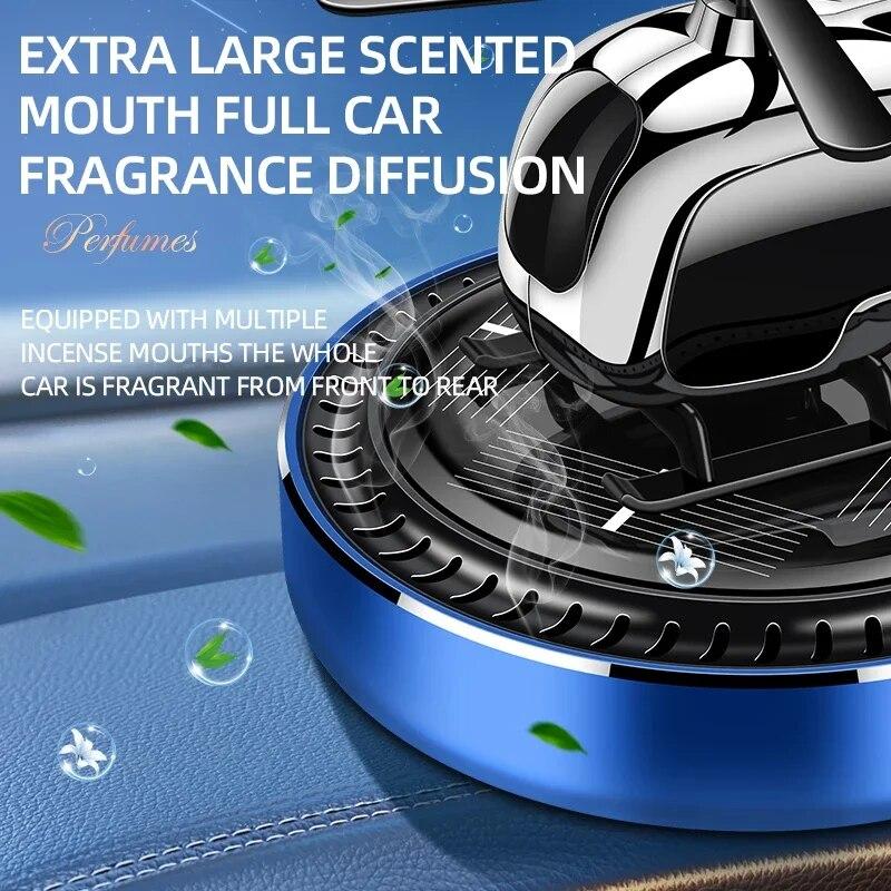 1PCS Car Air Freshener Helicopter Perfume Solar Fresh Vent Air Aromatherapy Interior Cars Auto Accessories