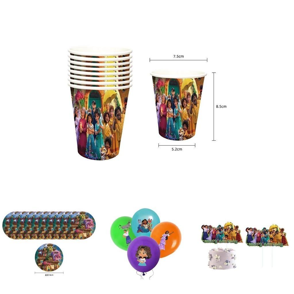 Encanto Birthday Party Decorations With Cartoon Characters And Durable Cardstock Banner