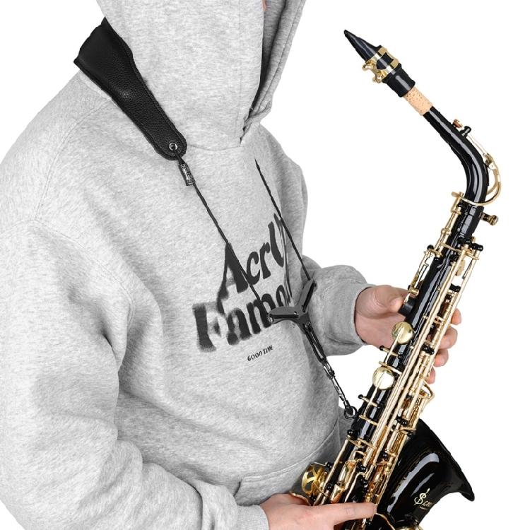 Fashion Leathers Saxophone Strap Adjustable Neck Strap Saxophone Harnesses
