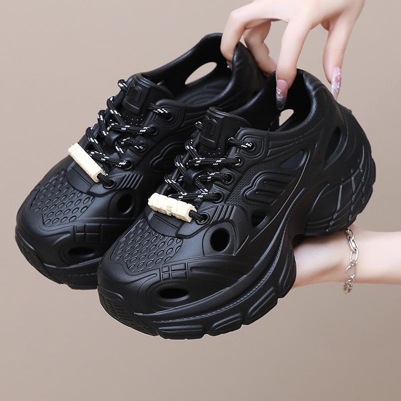 Hole shoes women's new summer wear breathable and non-smelly feet EA bag head thick-soled versatile casual sandals