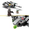 Lego® star wars 75363 microfighter chasseur n-1 du mandalorien, jouet le livre de boba fett avec figurine bébé yoda
