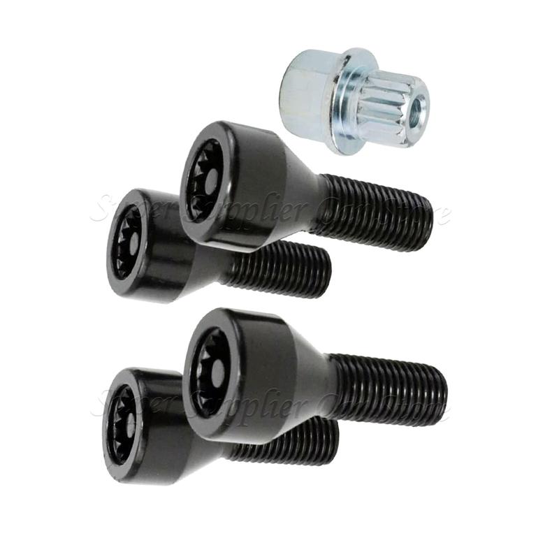 New M12x1.5 Car Locking Wheel Bolts Lug Nuts Set For BMW 1/3/5/6/7 Series Z3 Z4 M3 M5 M6 E36 E46 E60 E61 E81 E87 E90 36136786419