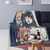 Spy X Family Cartoon Kawaii Anya Anime Blanket Soft Warm Flannel Throw Blanket Bedding for Living Room Picnic Travel Home Couch