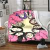 TWICE Flannel Blanket Soft All-Season Throw, Design for Camping, Car Travel, Hiking Sofa, Bed, Office Perfect Gift for Parties