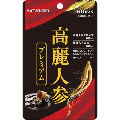 Maruman Co., Ltd. [Set of 3] Maruman Korean Ginseng Premium (60 Tablets) X 3 Sets