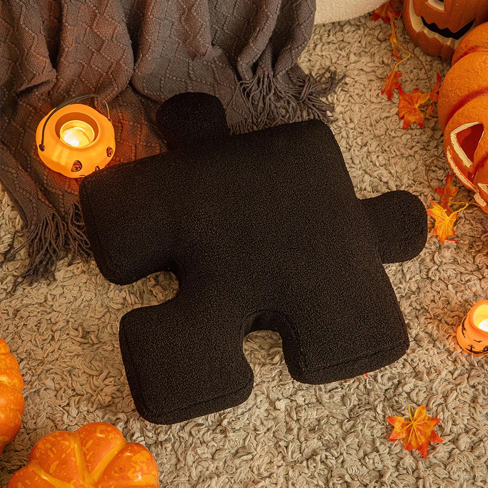 Funny Halloween Ghost Pillow Festive Atmosphere Decorative Cushion Cover Ins Cute Plush Alien Doll Pillow