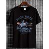 Men'S T-Shirt,Cowboy Riding Horse Graphic Design Perfect for Casual Wear In Spring And Summer Ideal for Outdoor Adventures And Everyday Outings