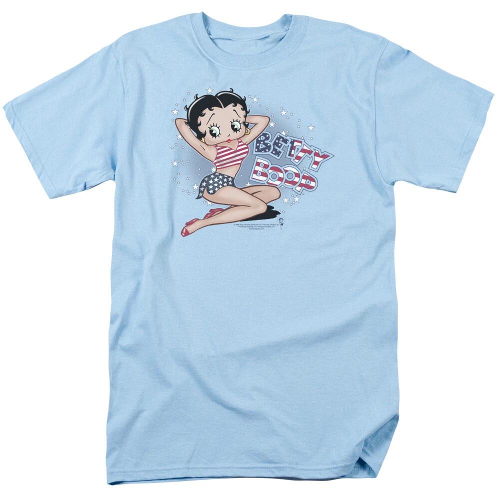 Betty Boop  All American Girl  T-Shirt - Adult, Child XL