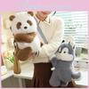 Adorable Panda Plush Backpack For Kids With Cute Fox Character Design Ideal For Birthdays