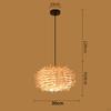 Grass Vine Pendant Light Fixture Retro Restaurant Tea Room Handmade Woven Hanging Chandelier Lamp