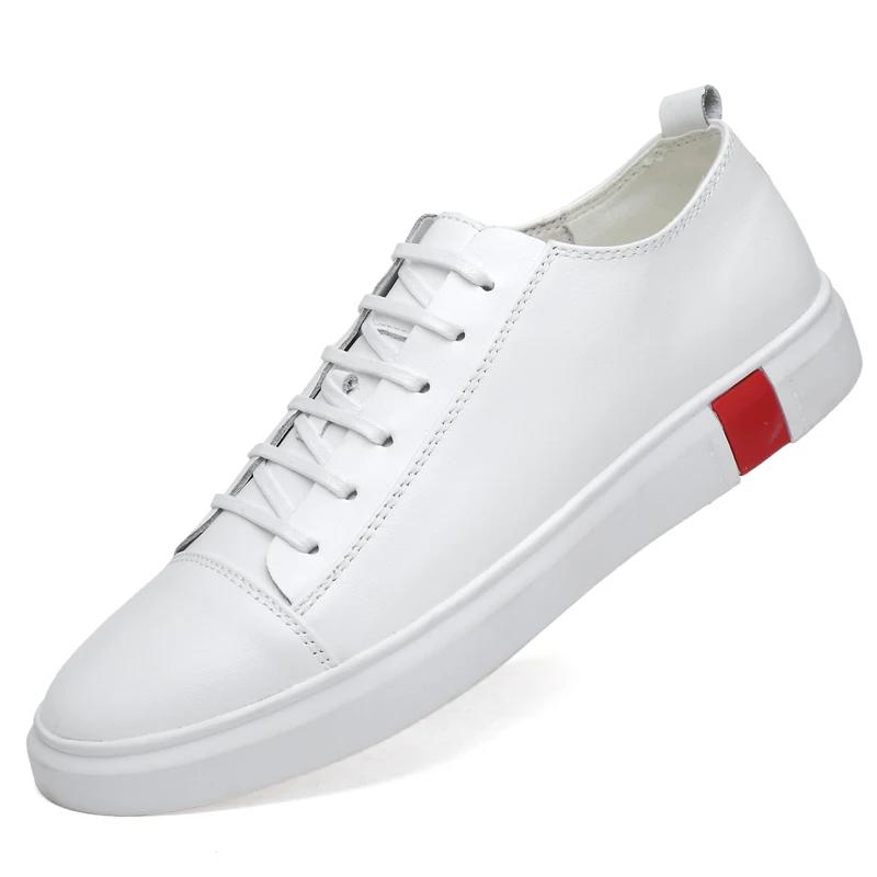 

Новые итальянские мужские повседневные туфли 2024 года из натуральной кожи на шнуровке, дизайнерские туфли для мужчин, кроссовки, удобные спортивные туфли для тенниса, мокасины 47 белый