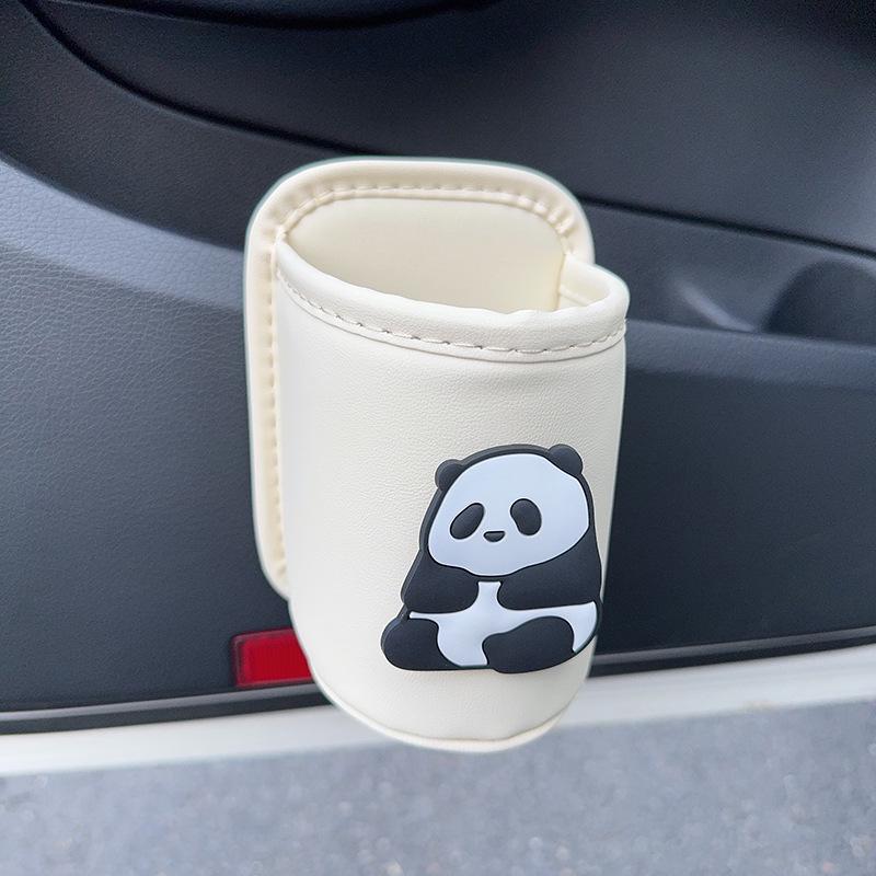 Car Seat & Door Cup Holder: Fixed Backrest Storage & Side-Mounted Drink Holder