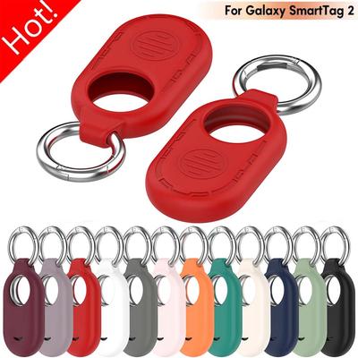 NOVO Para Samsung Galaxy SmartTag 2 Localizador Capa Chaveiro Antiperda Capa Protetora Para Smart Tag 2 Capa de Silicone Macio