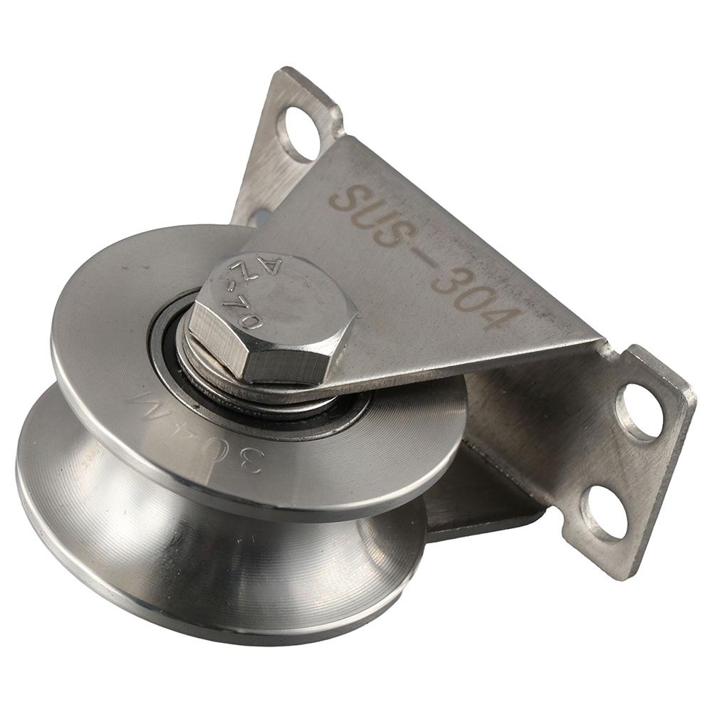 Kladka typu U Nerezový zvedací váleček Super tichý blok s jednou kladkou DIY posilovací vybavení